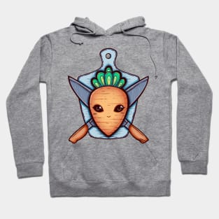 Carrot and Knife Coat of Arms Hoodie